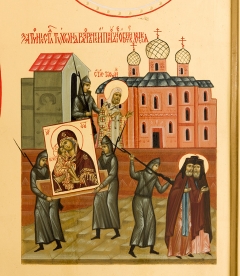 Донская икона Божией Матери. Клеймо